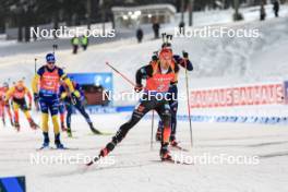 30.11.2023, Oestersund, Sweden, (SWE): David Zobel (GER) - IBU World Cup Biathlon, relay men, Oestersund (SWE). www.nordicfocus.com. © Manzoni/NordicFocus. Every downloaded picture is fee-liable.