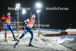 30.11.2023, Oestersund, Sweden, (SWE): George Coltea (ROU), Tero Seppala (FIN), (l-r) - IBU World Cup Biathlon, relay men, Oestersund (SWE). www.nordicfocus.com. © Authamayou/NordicFocus. Every downloaded picture is fee-liable.