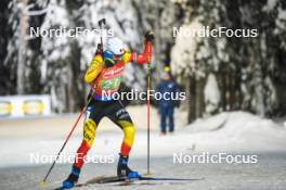 30.11.2023, Oestersund, Sweden, (SWE): Cesar Beauvais (BEL) - IBU World Cup Biathlon, relay men, Oestersund (SWE). www.nordicfocus.com. © Authamayou/NordicFocus. Every downloaded picture is fee-liable.