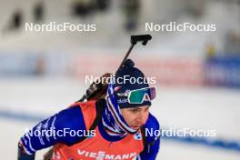 30.11.2023, Oestersund, Sweden, (SWE): Campbell Wright (USA) - IBU World Cup Biathlon, relay men, Oestersund (SWE). www.nordicfocus.com. © Manzoni/NordicFocus. Every downloaded picture is fee-liable.