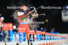 30.11.2023, Oestersund, Sweden, (SWE): Joscha Burkhalter (SUI) - IBU World Cup Biathlon, relay men, Oestersund (SWE). www.nordicfocus.com. © Manzoni/NordicFocus. Every downloaded picture is fee-liable.