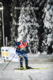 30.11.2023, Oestersund, Sweden, (SWE): Elia Zeni (ITA) - IBU World Cup Biathlon, relay men, Oestersund (SWE). www.nordicfocus.com. © Authamayou/NordicFocus. Every downloaded picture is fee-liable.
