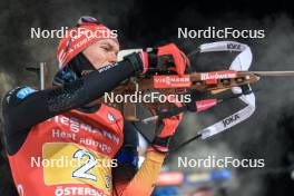 30.11.2023, Oestersund, Sweden, (SWE): Benedikt Doll (GER) - IBU World Cup Biathlon, relay men, Oestersund (SWE). www.nordicfocus.com. © Manzoni/NordicFocus. Every downloaded picture is fee-liable.