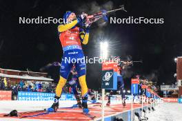 30.11.2023, Oestersund, Sweden, (SWE): Oskar Brandt (SWE) - IBU World Cup Biathlon, relay men, Oestersund (SWE). www.nordicfocus.com. © Manzoni/NordicFocus. Every downloaded picture is fee-liable.