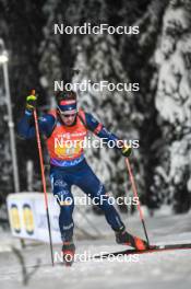 30.11.2023, Oestersund, Sweden, (SWE): Tommaso Giacomel (ITA) - IBU World Cup Biathlon, relay men, Oestersund (SWE). www.nordicfocus.com. © Authamayou/NordicFocus. Every downloaded picture is fee-liable.
