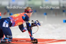 30.11.2023, Oestersund, Sweden, (SWE): Johannes Thingnes Boe (NOR) - IBU World Cup Biathlon, relay men, Oestersund (SWE). www.nordicfocus.com. © Manzoni/NordicFocus. Every downloaded picture is fee-liable.