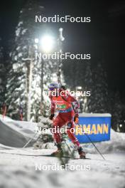 30.11.2023, Oestersund, Sweden, (SWE): Simon Eder (AUT) - IBU World Cup Biathlon, relay men, Oestersund (SWE). www.nordicfocus.com. © Authamayou/NordicFocus. Every downloaded picture is fee-liable.