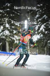 30.11.2023, Oestersund, Sweden, (SWE): Karol Dombrovski (LTU) - IBU World Cup Biathlon, relay men, Oestersund (SWE). www.nordicfocus.com. © Authamayou/NordicFocus. Every downloaded picture is fee-liable.
