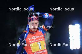 30.11.2023, Oestersund, Sweden, (SWE): Johannes Thingnes Boe (NOR) - IBU World Cup Biathlon, relay men, Oestersund (SWE). www.nordicfocus.com. © Manzoni/NordicFocus. Every downloaded picture is fee-liable.