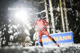 30.11.2023, Oestersund, Sweden, (SWE): Maksim Makarov (MDA) - IBU World Cup Biathlon, relay men, Oestersund (SWE). www.nordicfocus.com. © Authamayou/NordicFocus. Every downloaded picture is fee-liable.