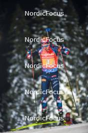 30.11.2023, Oestersund, Sweden, (SWE): Johannes Thingnes Boe (NOR) - IBU World Cup Biathlon, relay men, Oestersund (SWE). www.nordicfocus.com. © Authamayou/NordicFocus. Every downloaded picture is fee-liable.