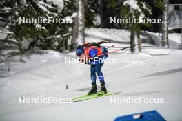 30.11.2023, Oestersund, Sweden, (SWE): Sean Doherty (USA) - IBU World Cup Biathlon, relay men, Oestersund (SWE). www.nordicfocus.com. © Authamayou/NordicFocus. Every downloaded picture is fee-liable.
