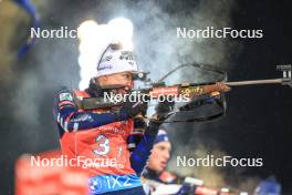 30.11.2023, Oestersund, Sweden, (SWE): Eric Perrot (FRA) - IBU World Cup Biathlon, relay men, Oestersund (SWE). www.nordicfocus.com. © Manzoni/NordicFocus. Every downloaded picture is fee-liable.