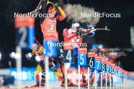 30.11.2023, Oestersund, Sweden, (SWE): David Zobel (GER) - IBU World Cup Biathlon, relay men, Oestersund (SWE). www.nordicfocus.com. © Manzoni/NordicFocus. Every downloaded picture is fee-liable.