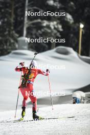 30.11.2023, Oestersund, Sweden, (SWE): Felix Leitner (AUT) - IBU World Cup Biathlon, relay men, Oestersund (SWE). www.nordicfocus.com. © Authamayou/NordicFocus. Every downloaded picture is fee-liable.