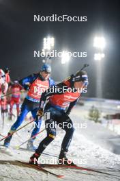 30.11.2023, Oestersund, Sweden, (SWE): Didier Bionaz (ITA) - IBU World Cup Biathlon, relay men, Oestersund (SWE). www.nordicfocus.com. © Authamayou/NordicFocus. Every downloaded picture is fee-liable.