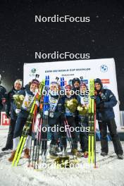 29.11.2023, Oestersund, Sweden, (SWE): Karoline Offigstad Knotten (NOR), Ingrid Landmark Tandrevold (NOR), Juni Arnekleiv (NOR), Marthe Krakstad Johansen (NOR), (l-r) - IBU World Cup Biathlon, relay women, Oestersund (SWE). www.nordicfocus.com. © Authamayou/NordicFocus. Every downloaded picture is fee-liable.