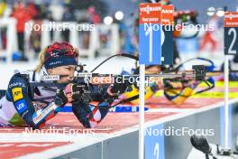 29.11.2023, Oestersund, Sweden, (SWE): Juni Arnekleiv (NOR) - IBU World Cup Biathlon, relay women, Oestersund (SWE). www.nordicfocus.com. © Authamayou/NordicFocus. Every downloaded picture is fee-liable.