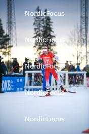 25.11.2023, Oestersund, Sweden, (SWE): Christian Gow (CAN) - IBU World Cup Biathlon, single mixed relay, Oestersund (SWE). www.nordicfocus.com. © Authamayou/NordicFocus. Every downloaded picture is fee-liable.