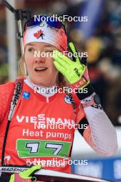 25.11.2023, Oestersund, Sweden, (SWE): Emma Lunder (CAN) - IBU World Cup Biathlon, single mixed relay, Oestersund (SWE). www.nordicfocus.com. © Manzoni/NordicFocus. Every downloaded picture is fee-liable.