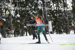 25.11.2023, Oestersund, Sweden, (SWE): Natalja Kocergina (LTU) - IBU World Cup Biathlon, single mixed relay, Oestersund (SWE). www.nordicfocus.com. © Authamayou/NordicFocus. Every downloaded picture is fee-liable.