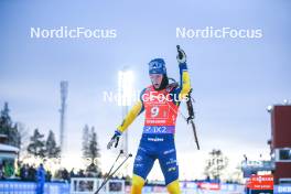 25.11.2023, Oestersund, Sweden, (SWE): Sebastian Samuelsson (SWE) - IBU World Cup Biathlon, single mixed relay, Oestersund (SWE). www.nordicfocus.com. © Authamayou/NordicFocus. Every downloaded picture is fee-liable.
