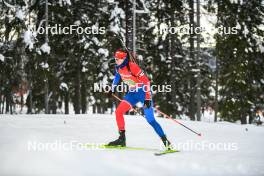 25.11.2023, Oestersund, Sweden, (SWE): Maria Remenova (SVK) - IBU World Cup Biathlon, single mixed relay, Oestersund (SWE). www.nordicfocus.com. © Authamayou/NordicFocus. Every downloaded picture is fee-liable.