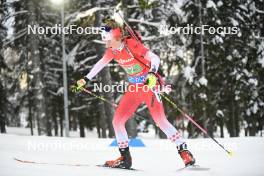 25.11.2023, Oestersund, Sweden, (SWE): Emma Lunder (CAN) - IBU World Cup Biathlon, single mixed relay, Oestersund (SWE). www.nordicfocus.com. © Authamayou/NordicFocus. Every downloaded picture is fee-liable.