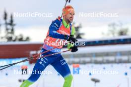 25.11.2023, Oestersund, Sweden, (SWE): Jakov Fak (SLO) - IBU World Cup Biathlon, single mixed relay, Oestersund (SWE). www.nordicfocus.com. © Manzoni/NordicFocus. Every downloaded picture is fee-liable.