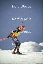 02.12.2023, Oestersund, Sweden, (SWE): Roman Rees (GER) - IBU World Cup Biathlon, sprint men, Oestersund (SWE). www.nordicfocus.com. © Authamayou/NordicFocus. Every downloaded picture is fee-liable.