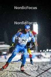 02.12.2023, Oestersund, Sweden, (SWE): Nikolaos Tsourekas (GRE) - IBU World Cup Biathlon, sprint men, Oestersund (SWE). www.nordicfocus.com. © Authamayou/NordicFocus. Every downloaded picture is fee-liable.