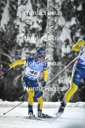 02.12.2023, Oestersund, Sweden, (SWE): Oskar Brandt (SWE) - IBU World Cup Biathlon, sprint men, Oestersund (SWE). www.nordicfocus.com. © Authamayou/NordicFocus. Every downloaded picture is fee-liable.