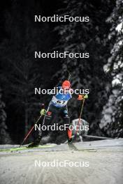 02.12.2023, Oestersund, Sweden, (SWE): Johannes Kuehn (GER) - IBU World Cup Biathlon, sprint men, Oestersund (SWE). www.nordicfocus.com. © Authamayou/NordicFocus. Every downloaded picture is fee-liable.
