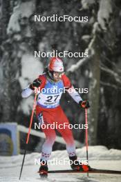 02.12.2023, Oestersund, Sweden, (SWE): Christian Gow (CAN) - IBU World Cup Biathlon, sprint men, Oestersund (SWE). www.nordicfocus.com. © Authamayou/NordicFocus. Every downloaded picture is fee-liable.