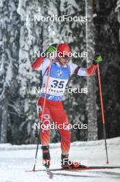 02.12.2023, Oestersund, Sweden, (SWE): Konrad Badacz (POL) - IBU World Cup Biathlon, sprint men, Oestersund (SWE). www.nordicfocus.com. © Authamayou/NordicFocus. Every downloaded picture is fee-liable.