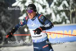 02.12.2023, Oestersund, Sweden, (SWE): Quentin Fillon Maillet (FRA) - IBU World Cup Biathlon, sprint men, Oestersund (SWE). www.nordicfocus.com. © Authamayou/NordicFocus. Every downloaded picture is fee-liable.