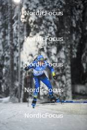 02.12.2023, Oestersund, Sweden, (SWE): Alexandr Mukhin (KAZ) - IBU World Cup Biathlon, sprint men, Oestersund (SWE). www.nordicfocus.com. © Authamayou/NordicFocus. Every downloaded picture is fee-liable.