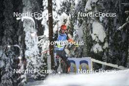 02.12.2023, Oestersund, Sweden, (SWE): Johannes Kuehn (GER) - IBU World Cup Biathlon, sprint men, Oestersund (SWE). www.nordicfocus.com. © Authamayou/NordicFocus. Every downloaded picture is fee-liable.