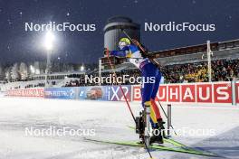 02.12.2023, Oestersund, Sweden, (SWE): George Coltea (ROU) - IBU World Cup Biathlon, sprint men, Oestersund (SWE). www.nordicfocus.com. © Manzoni/NordicFocus. Every downloaded picture is fee-liable.