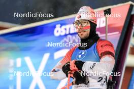 02.12.2023, Oestersund, Sweden, (SWE): Christian Gow (CAN) - IBU World Cup Biathlon, sprint men, Oestersund (SWE). www.nordicfocus.com. © Manzoni/NordicFocus. Every downloaded picture is fee-liable.