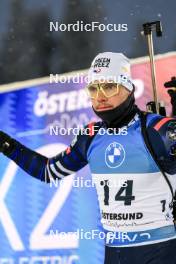 02.12.2023, Oestersund, Sweden, (SWE): Emilien Jacquelin (FRA) - IBU World Cup Biathlon, sprint men, Oestersund (SWE). www.nordicfocus.com. © Manzoni/NordicFocus. Every downloaded picture is fee-liable.