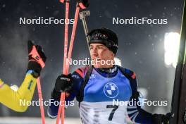 02.12.2023, Oestersund, Sweden, (SWE): Quentin Fillon Maillet (FRA) - IBU World Cup Biathlon, sprint men, Oestersund (SWE). www.nordicfocus.com. © Manzoni/NordicFocus. Every downloaded picture is fee-liable.