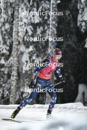 02.12.2023, Oestersund, Sweden, (SWE): Johannes Thingnes Boe (NOR) - IBU World Cup Biathlon, sprint men, Oestersund (SWE). www.nordicfocus.com. © Authamayou/NordicFocus. Every downloaded picture is fee-liable.