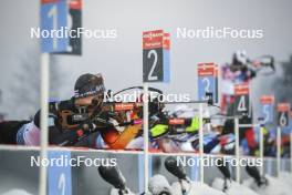 02.12.2023, Oestersund, Sweden, (SWE): Justus Strelow (GER) - IBU World Cup Biathlon, sprint men, Oestersund (SWE). www.nordicfocus.com. © Authamayou/NordicFocus. Every downloaded picture is fee-liable.