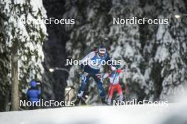 02.12.2023, Oestersund, Sweden, (SWE): Olli Hiidensalo (FIN) - IBU World Cup Biathlon, sprint men, Oestersund (SWE). www.nordicfocus.com. © Authamayou/NordicFocus. Every downloaded picture is fee-liable.