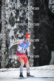 02.12.2023, Oestersund, Sweden, (SWE): Sebastian Stalder (SUI) - IBU World Cup Biathlon, sprint men, Oestersund (SWE). www.nordicfocus.com. © Authamayou/NordicFocus. Every downloaded picture is fee-liable.