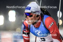 02.12.2023, Oestersund, Sweden, (SWE): Simon Eder (AUT) - IBU World Cup Biathlon, sprint men, Oestersund (SWE). www.nordicfocus.com. © Manzoni/NordicFocus. Every downloaded picture is fee-liable.
