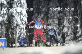 02.12.2023, Oestersund, Sweden, (SWE): David Komatz (AUT) - IBU World Cup Biathlon, sprint men, Oestersund (SWE). www.nordicfocus.com. © Authamayou/NordicFocus. Every downloaded picture is fee-liable.