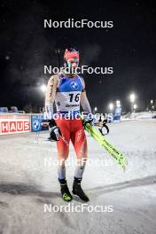 02.12.2023, Oestersund, Sweden, (SWE): Niklas Hartweg (SUI), Niklas Hartweg (SUI) - IBU World Cup Biathlon, sprint men, Oestersund (SWE). www.nordicfocus.com. © Manzoni/NordicFocus. Every downloaded picture is fee-liable.
