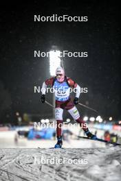02.12.2023, Oestersund, Sweden, (SWE): Renars Birkentals (LAT) - IBU World Cup Biathlon, sprint men, Oestersund (SWE). www.nordicfocus.com. © Authamayou/NordicFocus. Every downloaded picture is fee-liable.
